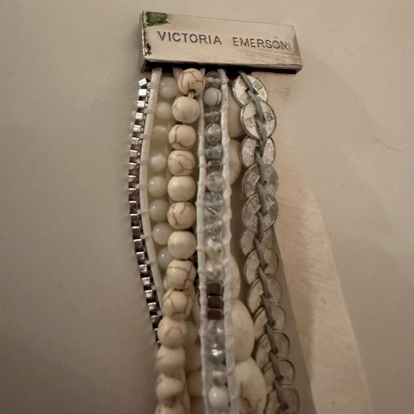 Victoria Emerson Silver and Cream Bracelet Set - Picture 5 of 6